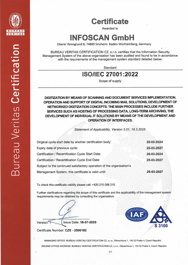 DIN EN ISO 27001:2022